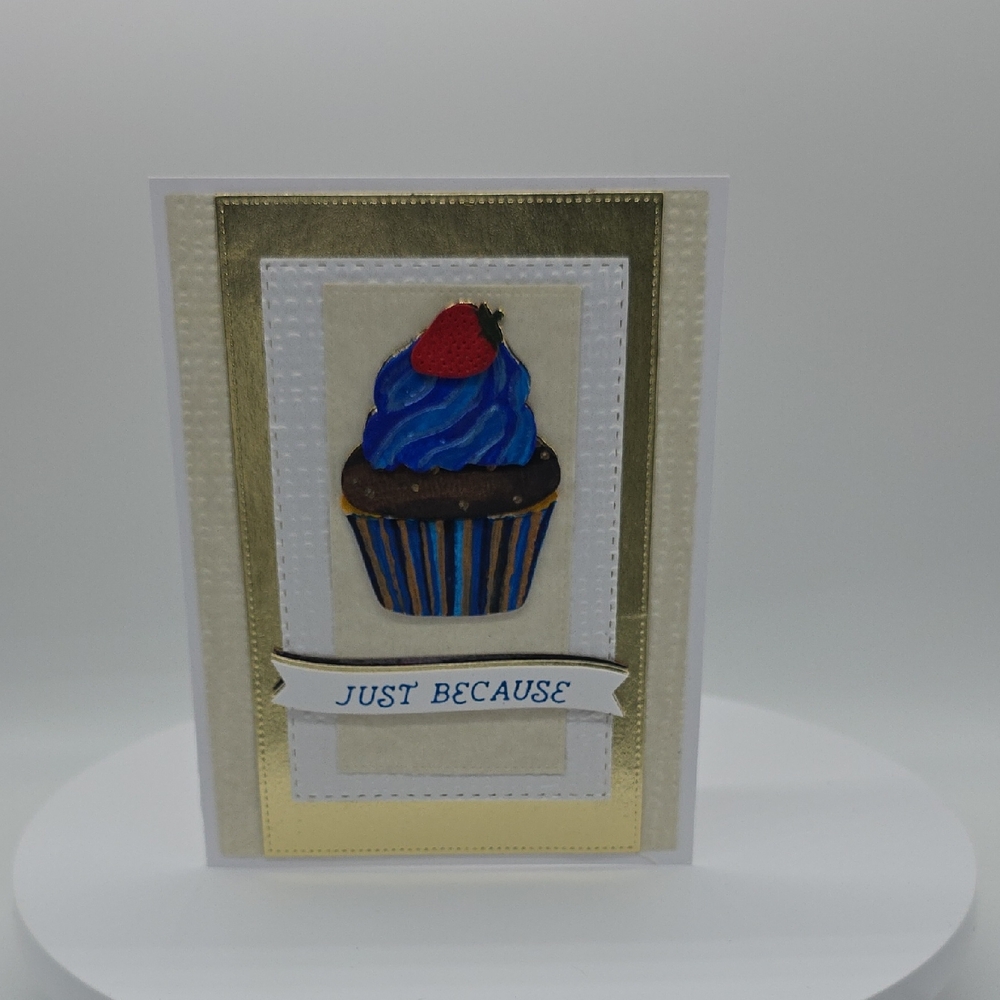 Just Because – Cupcake Greeting Card